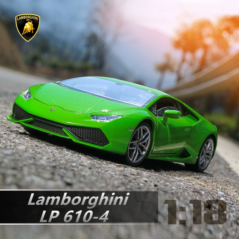 Welly 1:18 Lamborghini LP610-4 модель автомобиля из сплава Моделирование Украшение коллекция
