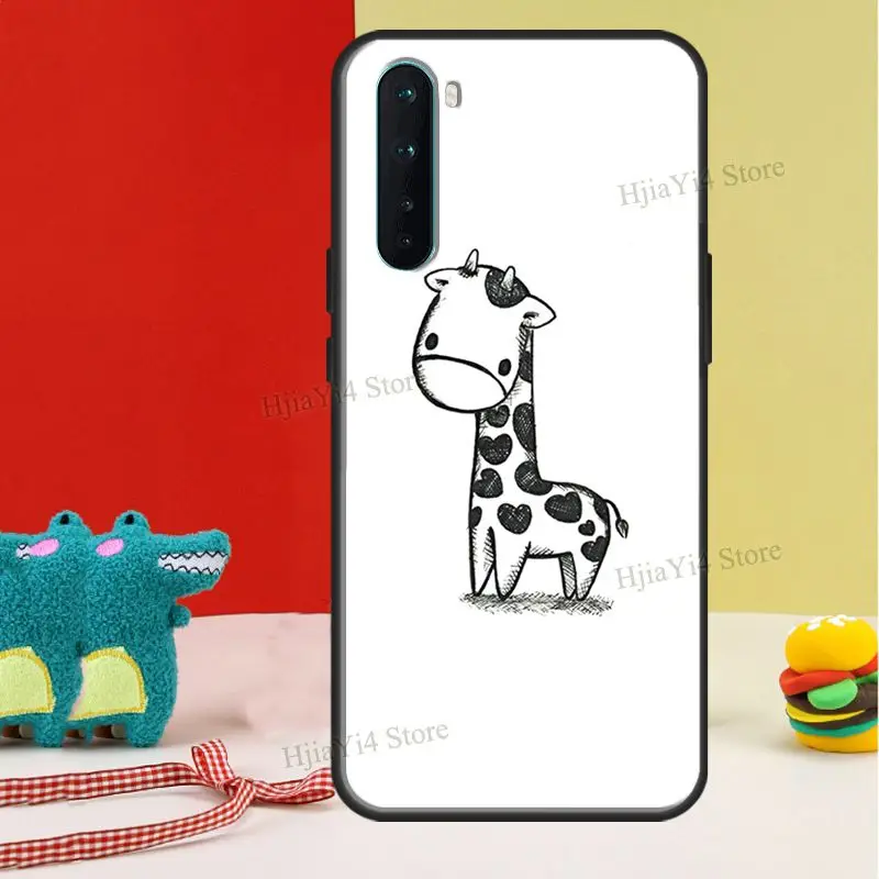 Милый детский чехол с жирафом для OnePlus 9 10 Pro Nord2 8T 9R OPPO Realme 8 8i C3 C21 GT Neo 2 Master