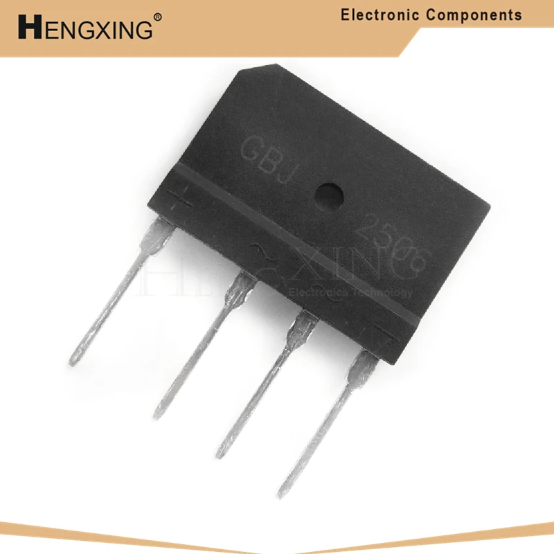 10 шт GBJ2506 2506 25A 600V ZIP-4 в наличии | Электронные компоненты и принадлежности