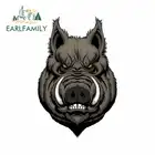 EARLFAMILY 13 см x 9 см для головы сердитого кабана DIY наклейки для мотоцикла декор для окон наклейка для кондиционера для ноутбука Защита от царапин