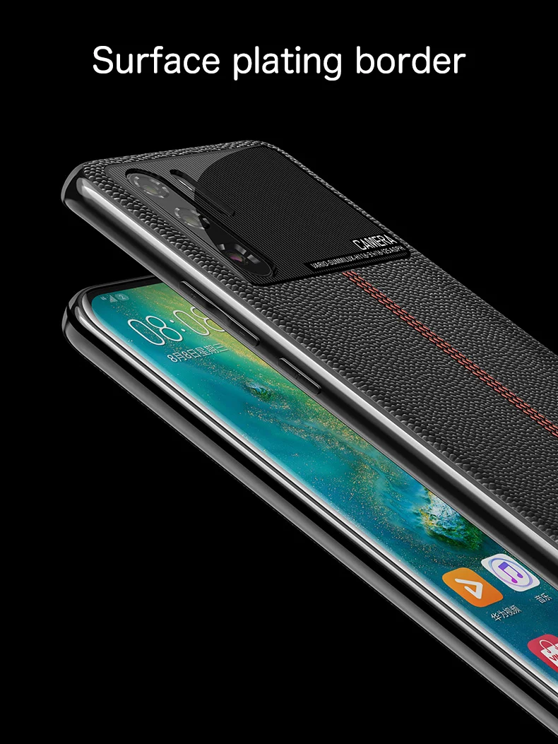 Чехол из натуральной кожи с покрытием для huawei P30 PRO P30PRO, чехол для бизнеса, первый слой из натуральной воловьей кожи, чехол
