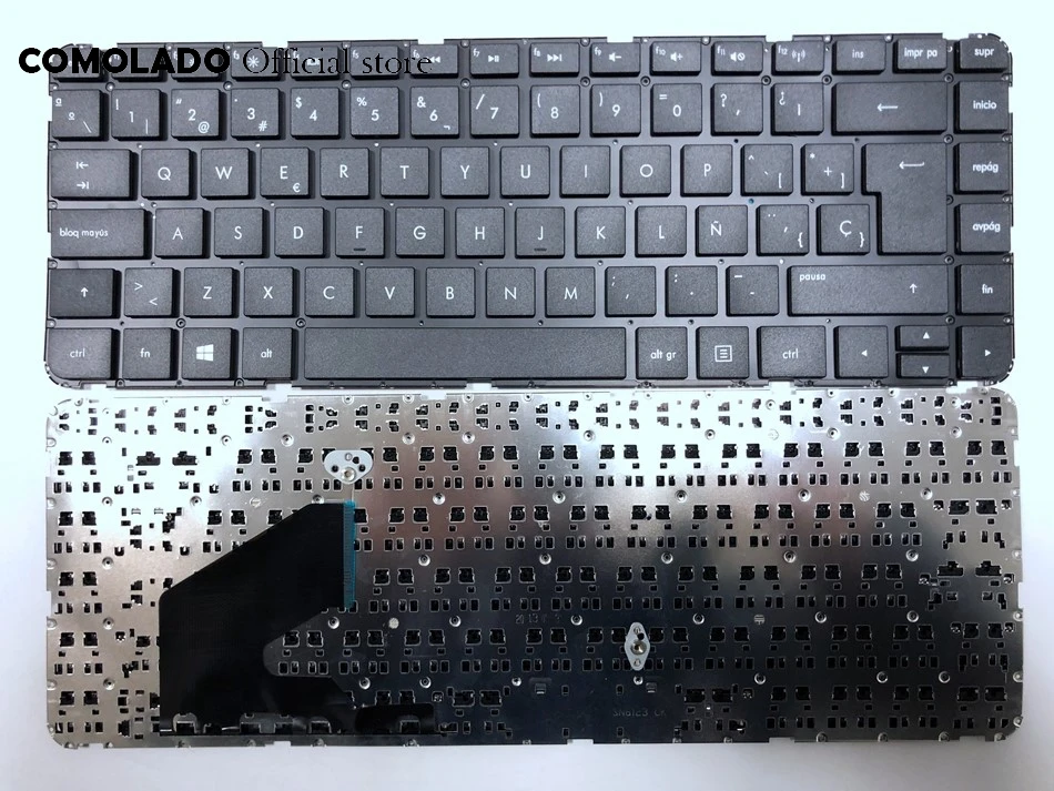 SP испанская клавиатура для ноутбука HP Pavilion 14 B SleekBook B000 B100 b050la b061la 701391 001 черная без