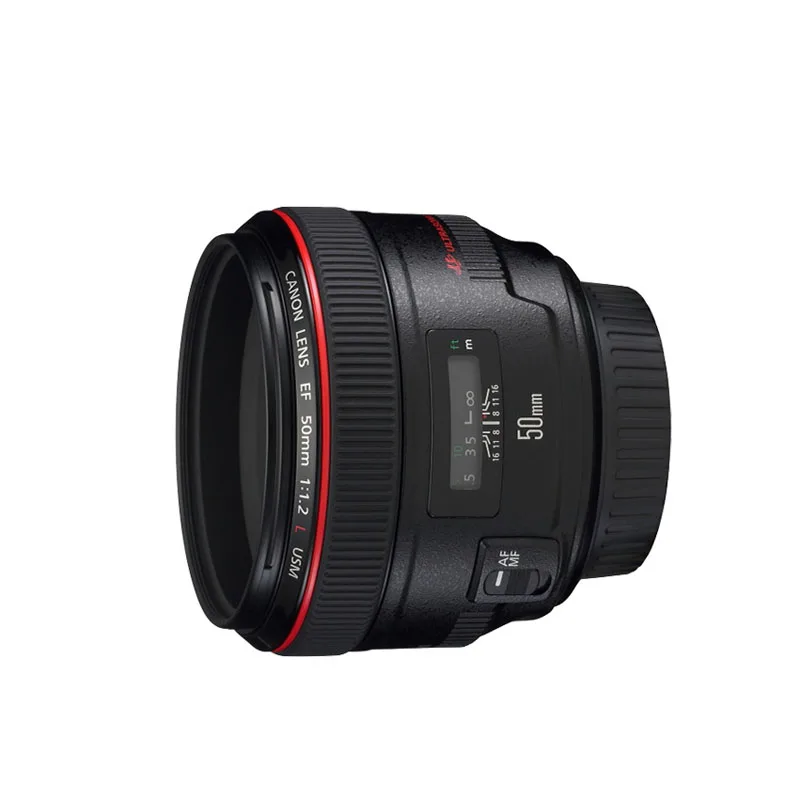 Бывший в употреблении Canon EF 50 мм f/1.2L USM SLR объектив цифровой камеры|Объективы для