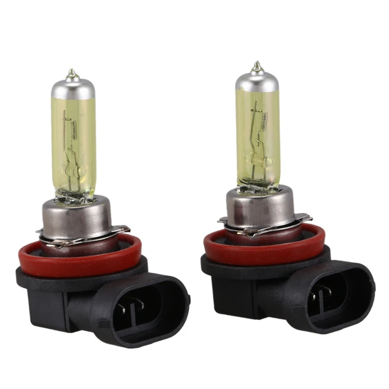 2 шт. Dc 12v 55w H11 3000k супер желтый автомобильный противотуманный светильник лампа |