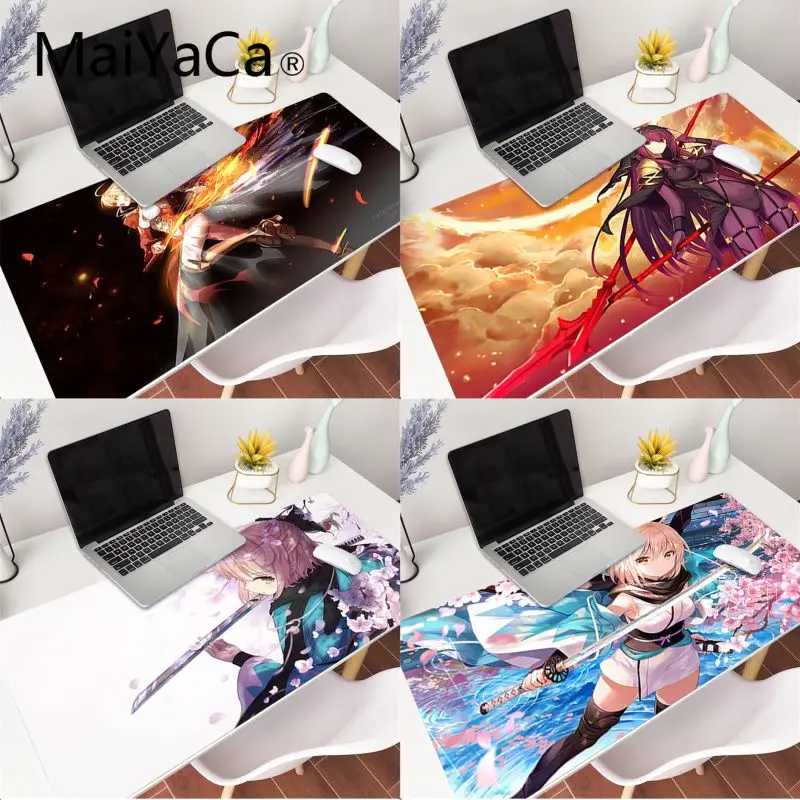 Коврик для мыши с аниме Fate Grand Order коврик компьютерной HD печатью фиксируемой