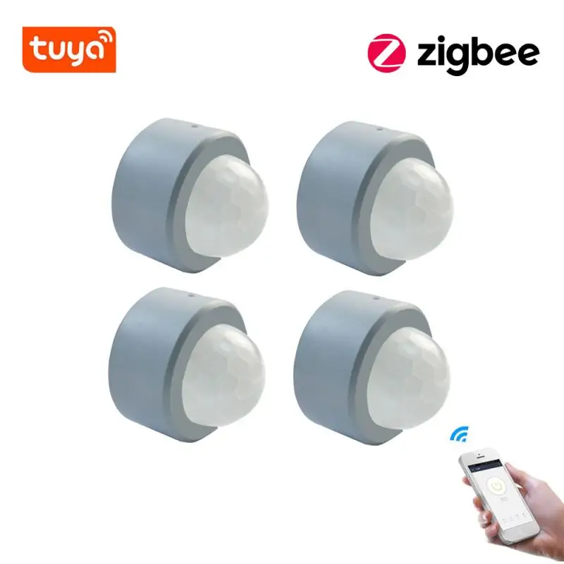 

Tuya Zigbee Motion Sensor Human Body Sensor Zigbee PIR Sensor Work With Zigbee Bridge Smart Home Security Built In Battery Hot