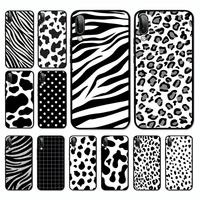 black and white cow zebra phone case for oppo a9 a7 a3s a1k f5 reno 2 z realme 6 5 pro c3 vivo y91c y51 y31 y19 y17 y11 v17