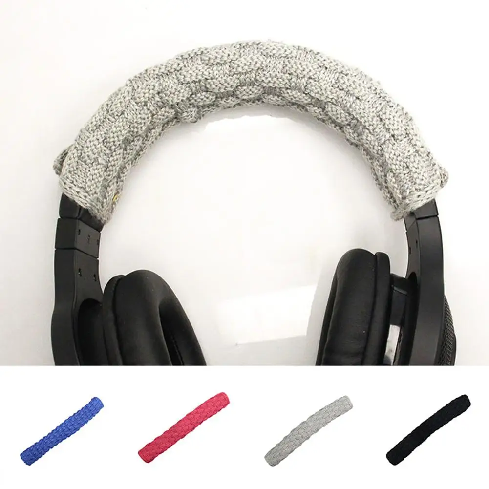 

Universal Solid Color Braided Cloth Headphone Headband Cushion Cover Protector