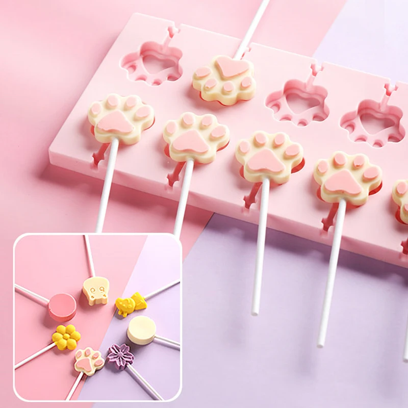 

New Silicone Chocolate Mold 12 Grid DIY Homemade Cartoon Cute and Fun Jelly Candy Baking Cake Silicone Mold Kitchen Supplies