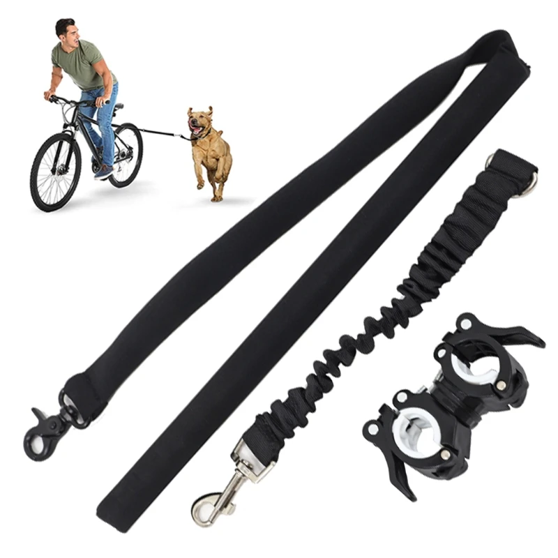 

Dog Hands Free Leashes,Dog Bicycle Exerciser Leash,Dog Bike Leash for Exercising Training Jogging Cycling