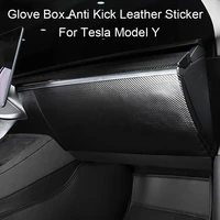glove box anti kick pad protection for tesla model y side edge film modely 2020 2022 protector stickers