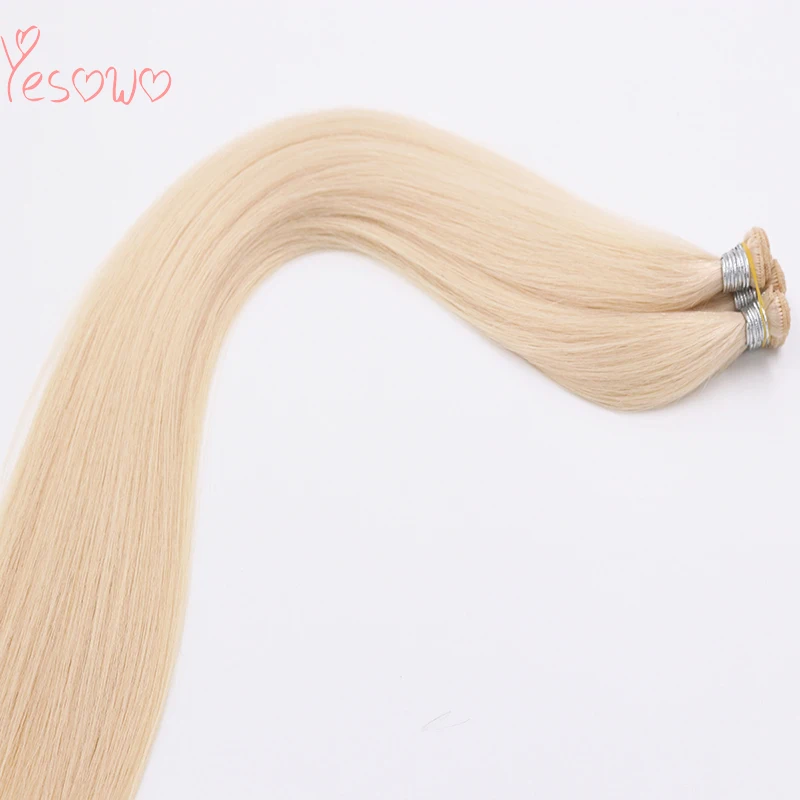 Yesowo хит продаж 613 # индийские человеческие волосы Remy для наращивания ручная вязка