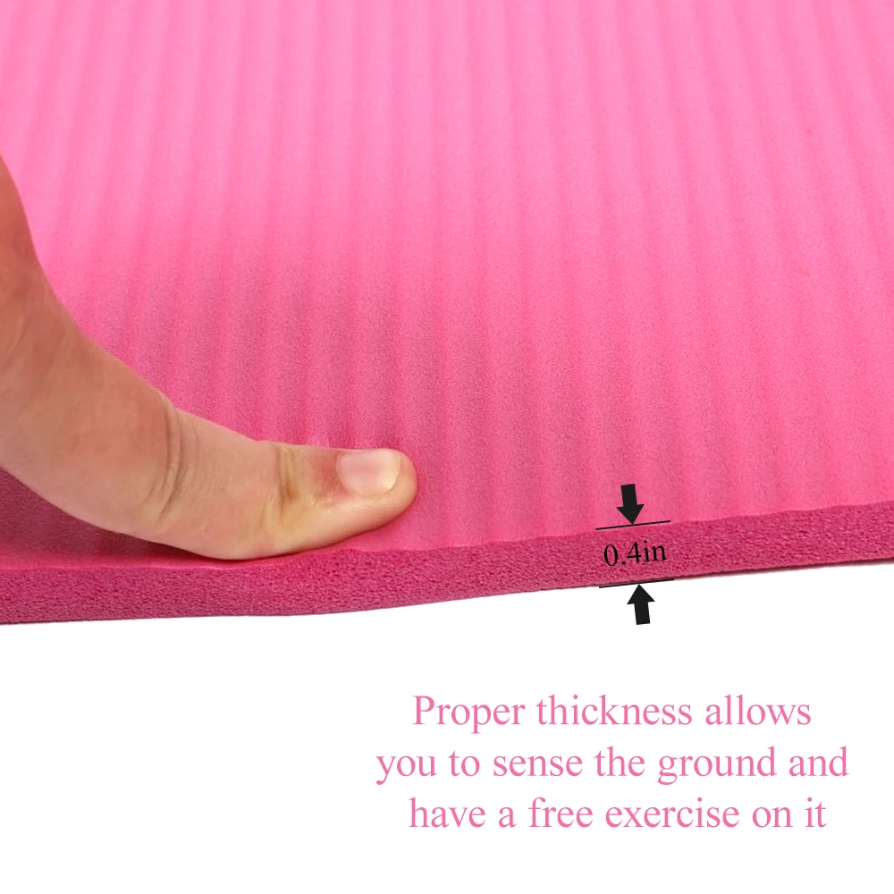 Нескользящий коврик для йоги фитнеса пилатеса начинающих коврики 72x24 дюйма esterilla
