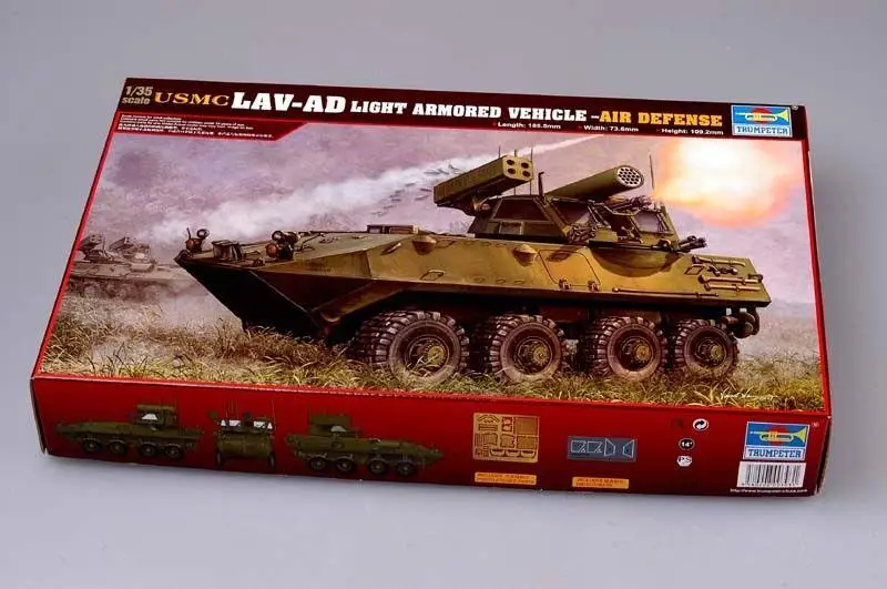 Модель trumpeter 1/35 USMC LAV-световая реклама бронированное транспортное