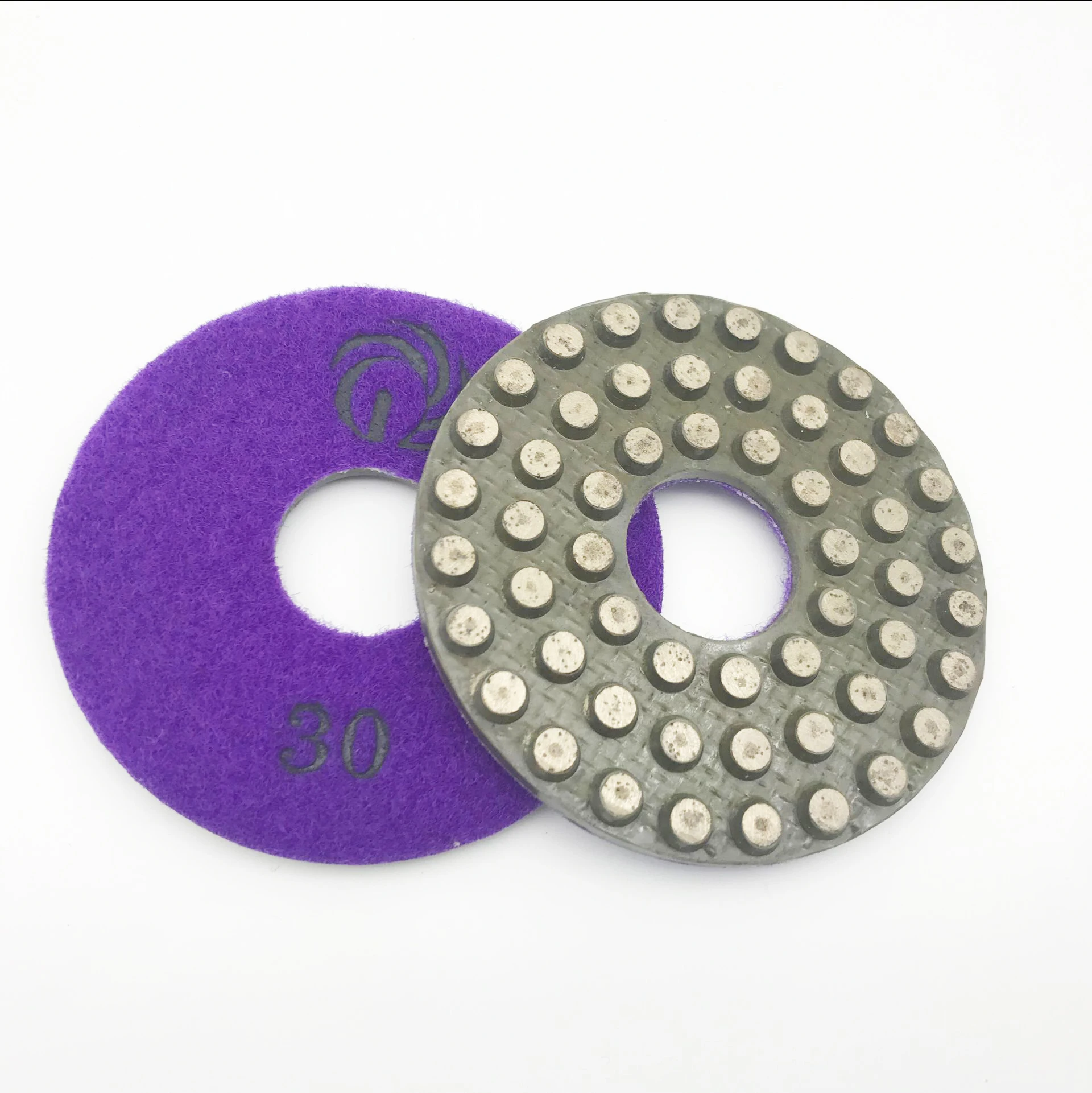 4 &quotзернистый 30 металлический шлифовальный полировальный край коврик бетонный