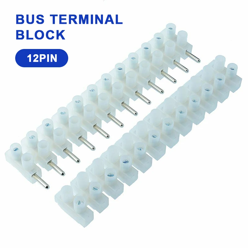 

1Pair 12Way 12-pin Screw Terminal Barrier Connector 6A Male/Female Pluggable Plug Socket 12Position Barrier Terminal Strip Block