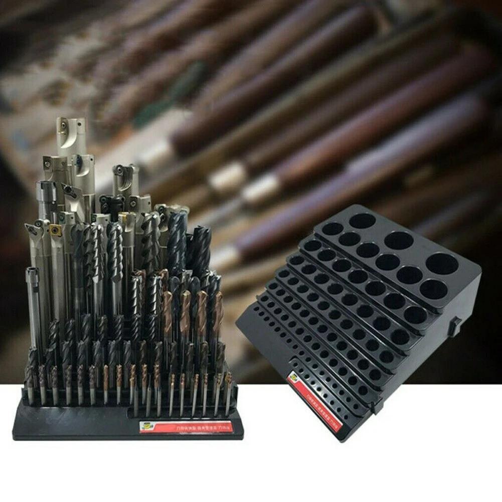 

Detachable Simple Practical Saving Space Durable Professional Home Storage Box Milling Cutter Drill Organizer Multi Hole Tools