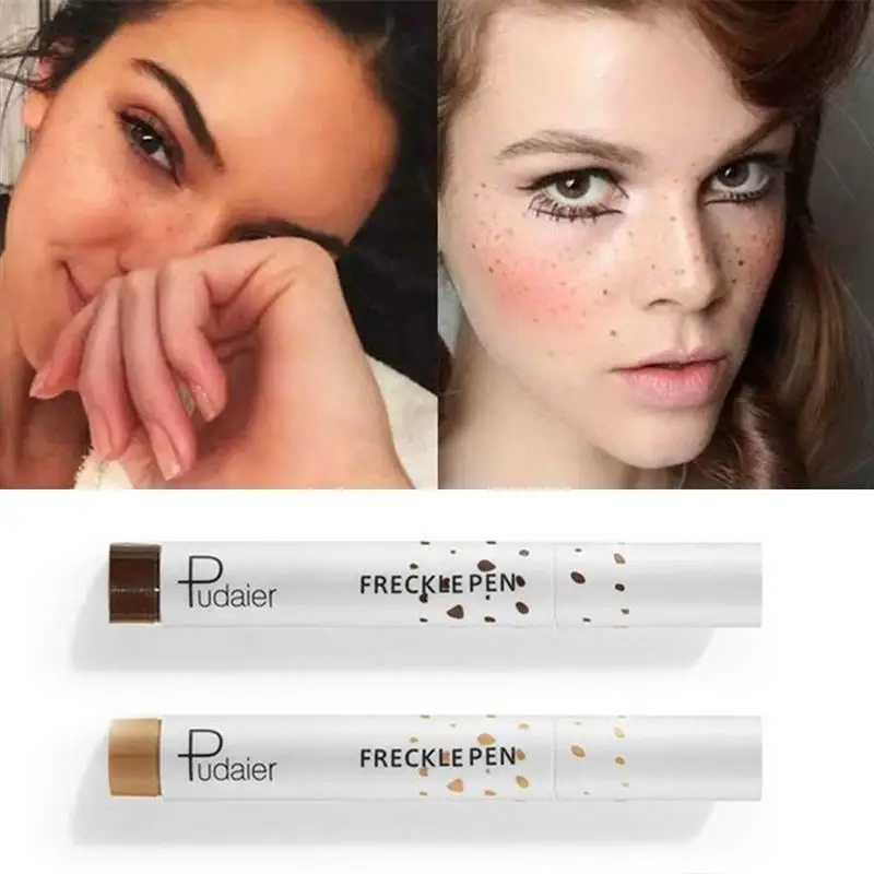 

Natural Lifelike Freckle Pen Soft Brown Freckle Pen Makeup Waterproof Dot Spot Pen Create the Most Effortless Sunkissed Look
