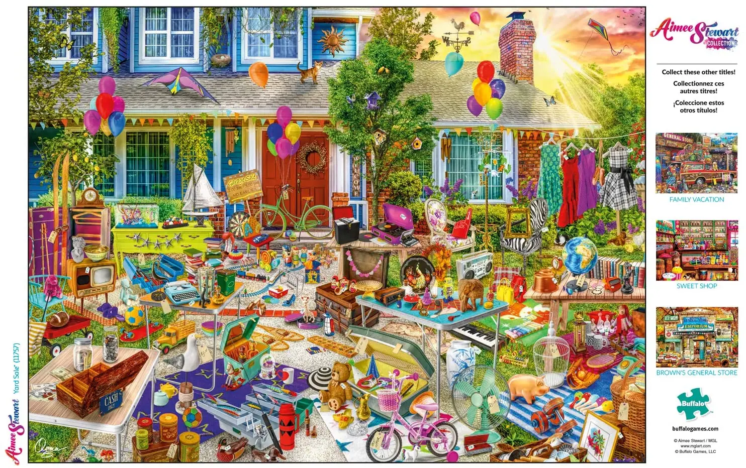 

Aimee Stewart - Yard Sale - 1000 Piece Jigsaw Puzzle