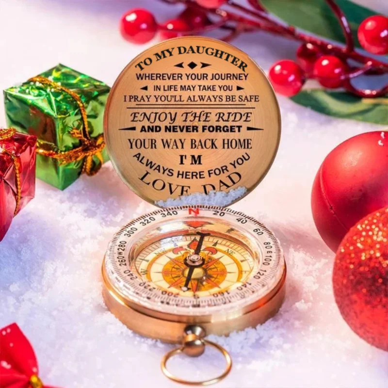 Походный Компас для катания походный Карманный латунный Портативный навигация