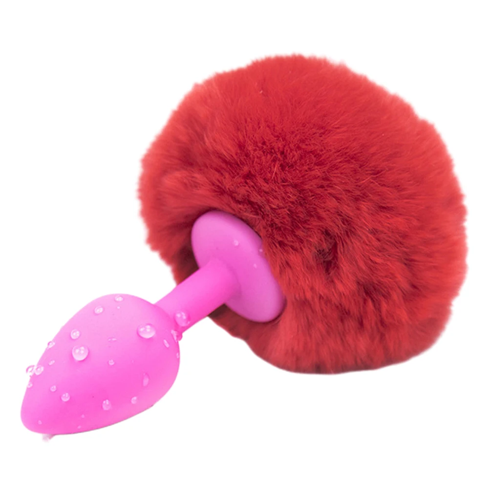 Cute Plush Tail Anal Butt Silicone Plug Couple Alternative Flirting Erotic Cosplay Props Adult Appeal Sex Toys Men and Women |