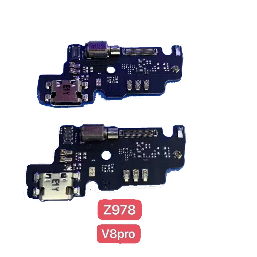 Для ZTE V8 Pro / Z978 USB разъем док-станция для зарядки с вибратор USB Зарядное устройство штекер плата Модуль гибкий кабель для ремонта Запчасти