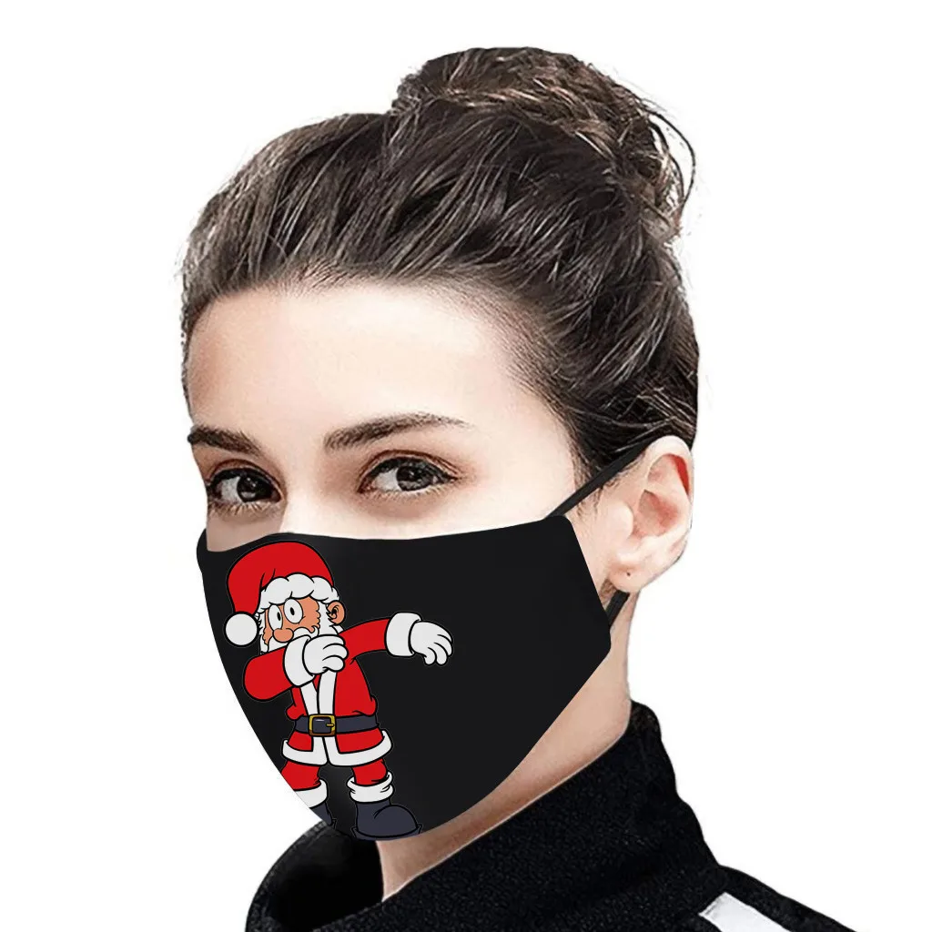 

1pc Mouth Masks For Dust' Protection Anti-dust Cotton Face Mask Washable Earloop Mask Christmas Party Mask Mascarilla Mujer