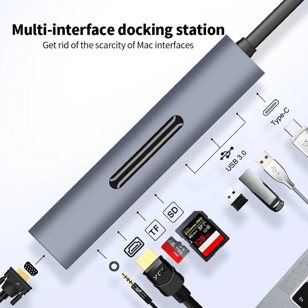 Vmade 3 в 1 Type C к USB 0 с Rj45 Gigabit Ethernet сетевой концентратор адаптер Thunderbolt для MacBook Pro Huawei