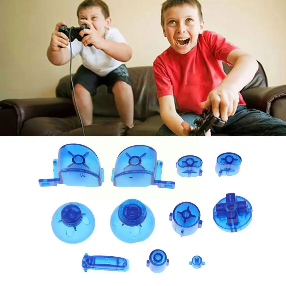 

Replacement Abxyz Buttons + Thumbsticks D-pad Mod Set For Blue V2x0