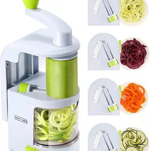 1pc blades vegetable spiralizer slicer twister handheld spiral cutter fruit grater cooking tools spaghetti pasta kitchen gadget free global shipping