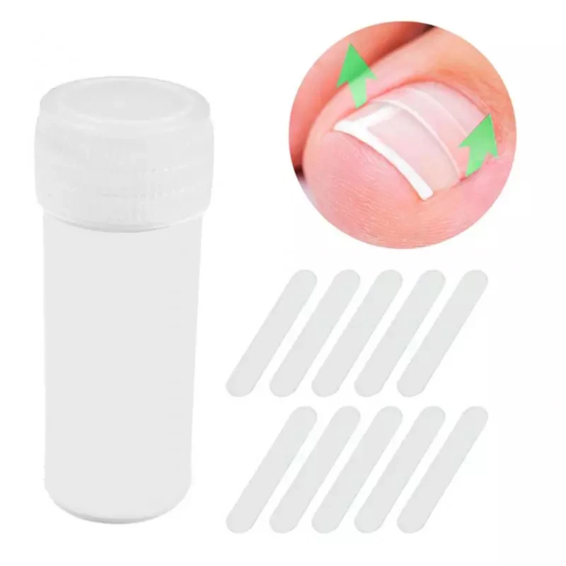 

10 pcs/box Correction Sticker Patch Paronychia Corrector File Elastic Patch Corrector