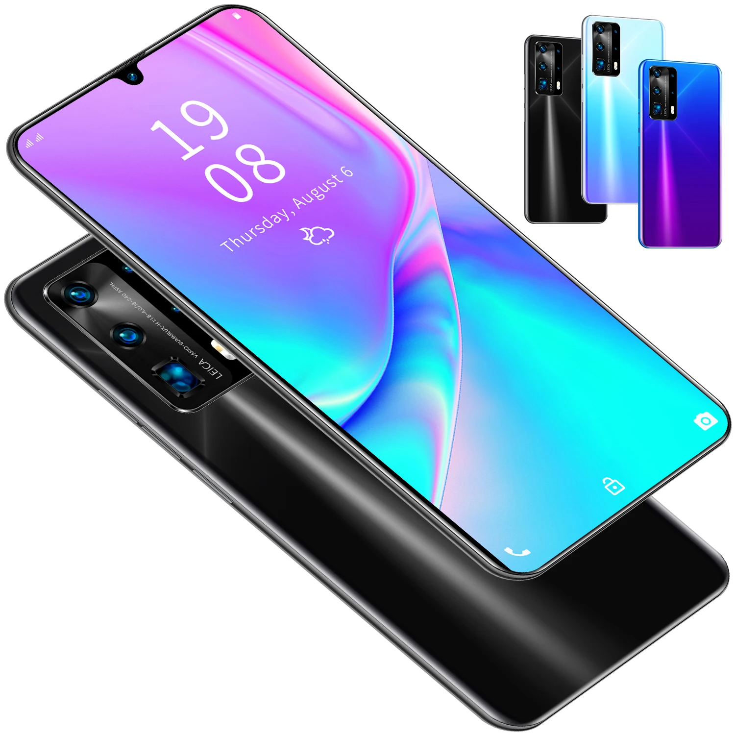 Tel&eacute;fono Inteligente 5G P40 Pro, pantalla de 7,5 pulgadas, 512GB + 12GB, SIM Dual, Bater&iacute;a grande de 6800mAh, c&aacute;mara HD de 16 + 32MP, 4G, 5G, 2021-4