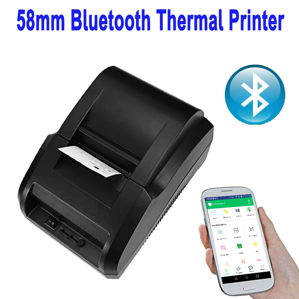 Bluetooth Термальный чековый принтер для iOS Android системы смартфона и компьютера pos