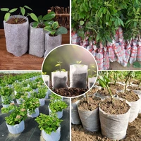 biodegradable non woven nursery bags nonwoven fabric nursery plant grow bags seedling growing planter pots aeration planting bag