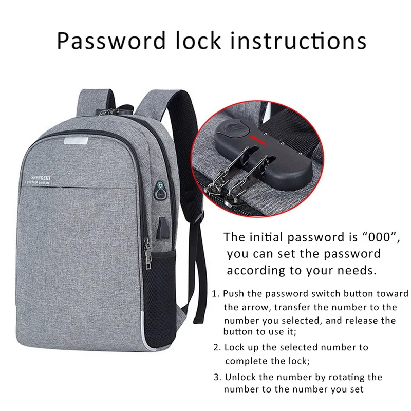 LOOZYKIT рюкзак для ноутбука, рюкзак с usb зарядкой, рюкзак для путешествий, рюкзак для мужчин, школьный рюкзак, рюкзак для кражи, рюкзак для книг