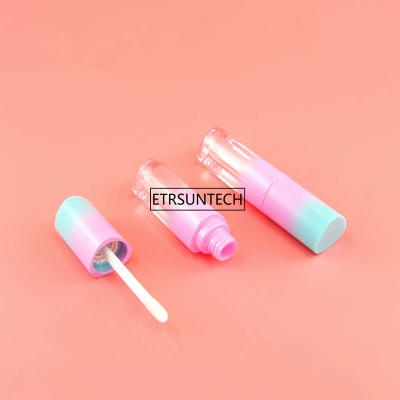 Пустой градиентный тюбик для блеска губ контейнер бальзама помады с градиентом