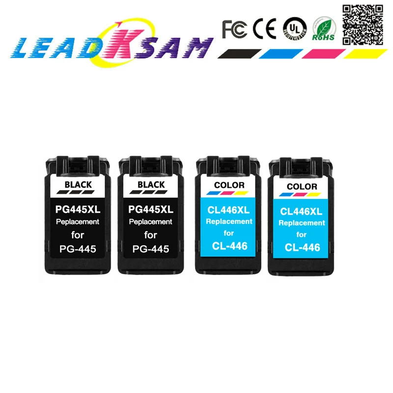 PG445XL CL446XL Ink Cartridge For 445 446 PG445 CL446 Pixma iP2840 MG2440 Printer | Компьютеры и офис