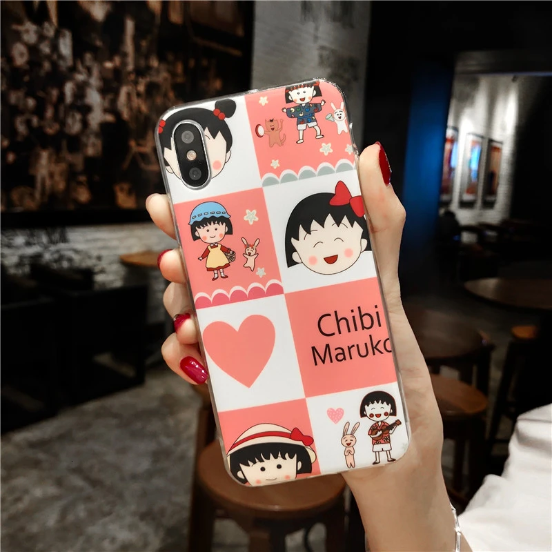 Маленький медведь для iphone 11 Pro Max XR X 5 5S XS 7 8 6S Plus 7Plus Чехлы мультфильм вишневые