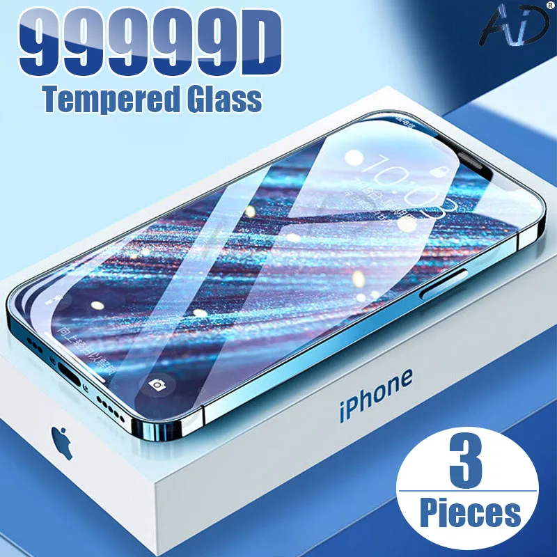 

Tempered Glass For iPhone 13 12 11 Pro Max Screen Protector 6 6S 7 8 X Xs Xr SE Plus Mini 2020 S 5G Not Film 12Pro Accessories