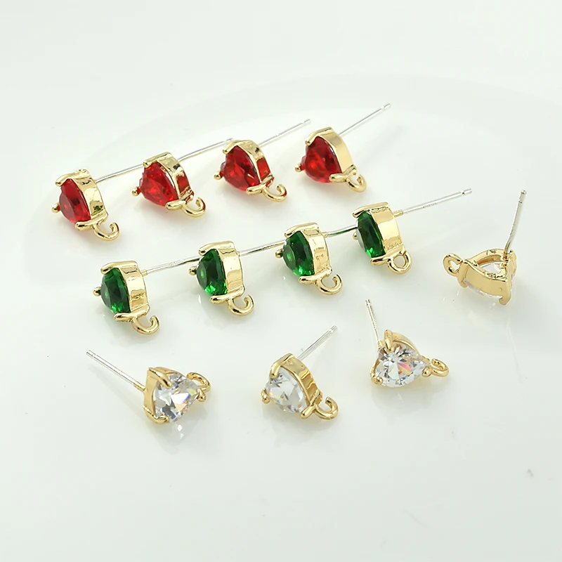 2 шт. серьги из серебра 925 пробы с цирконом | Украшения и аксессуары