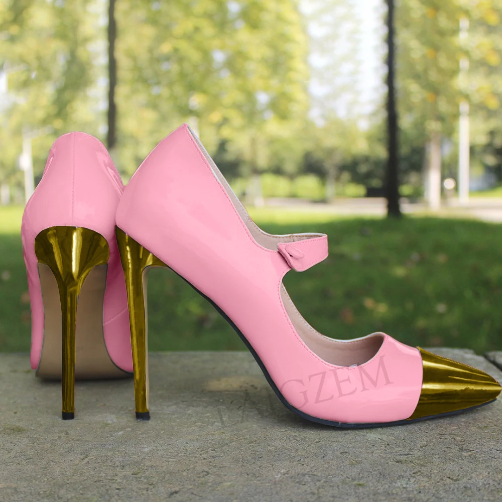 Туфли лодочки laigзем для женщин Великолепные туфли разных цветов на тонком