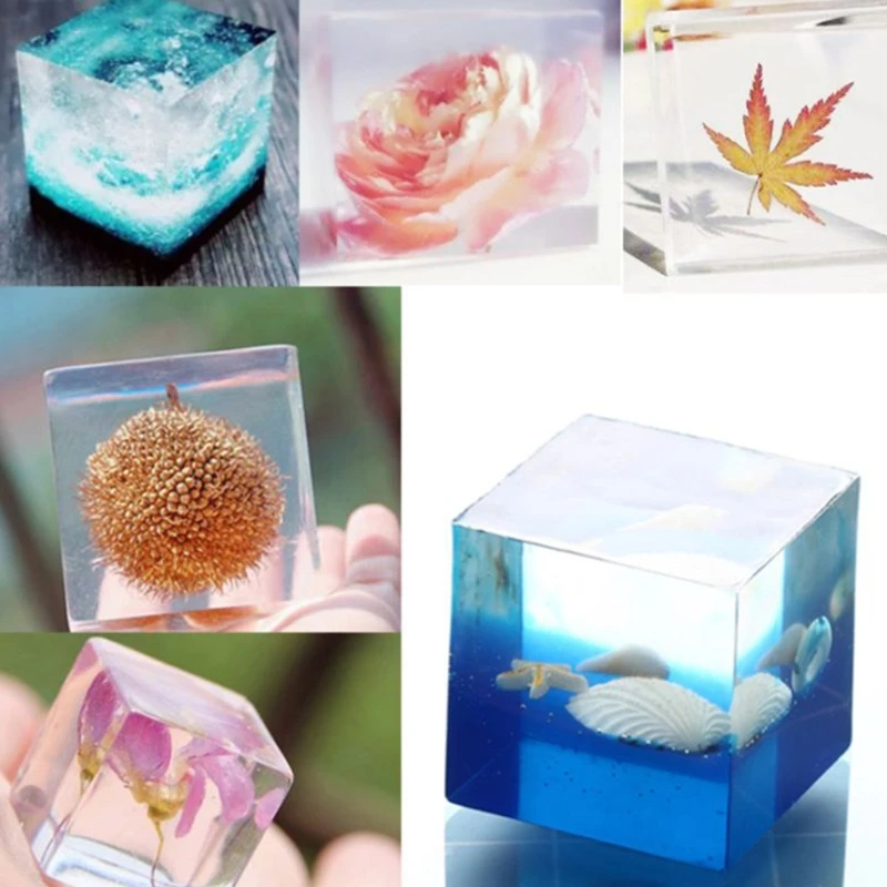 

1 Set Pyramid Cube Sphere Diamond Cone Measuring Cup Crystal Epoxy Resin Mold Pendant Ornaments Casting Silicone Mould