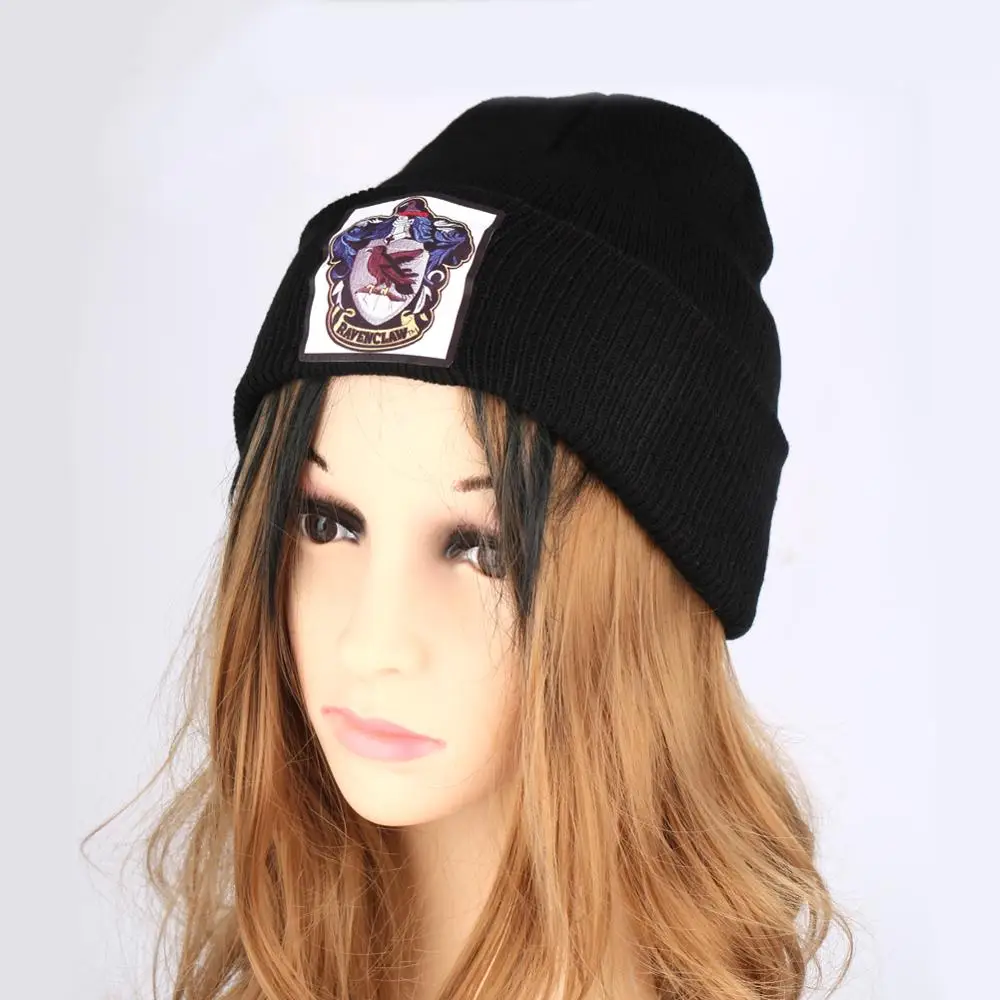 Мужские шапки черная трикотажная шапка зимняя фэнтезийная Волшебная Когтеточка