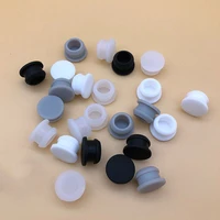 25pcs snap on silicone rubber hole caps blanking end plugs cover gasket seal stopper 2 5mm 30mm blacktransparentwhitegrey