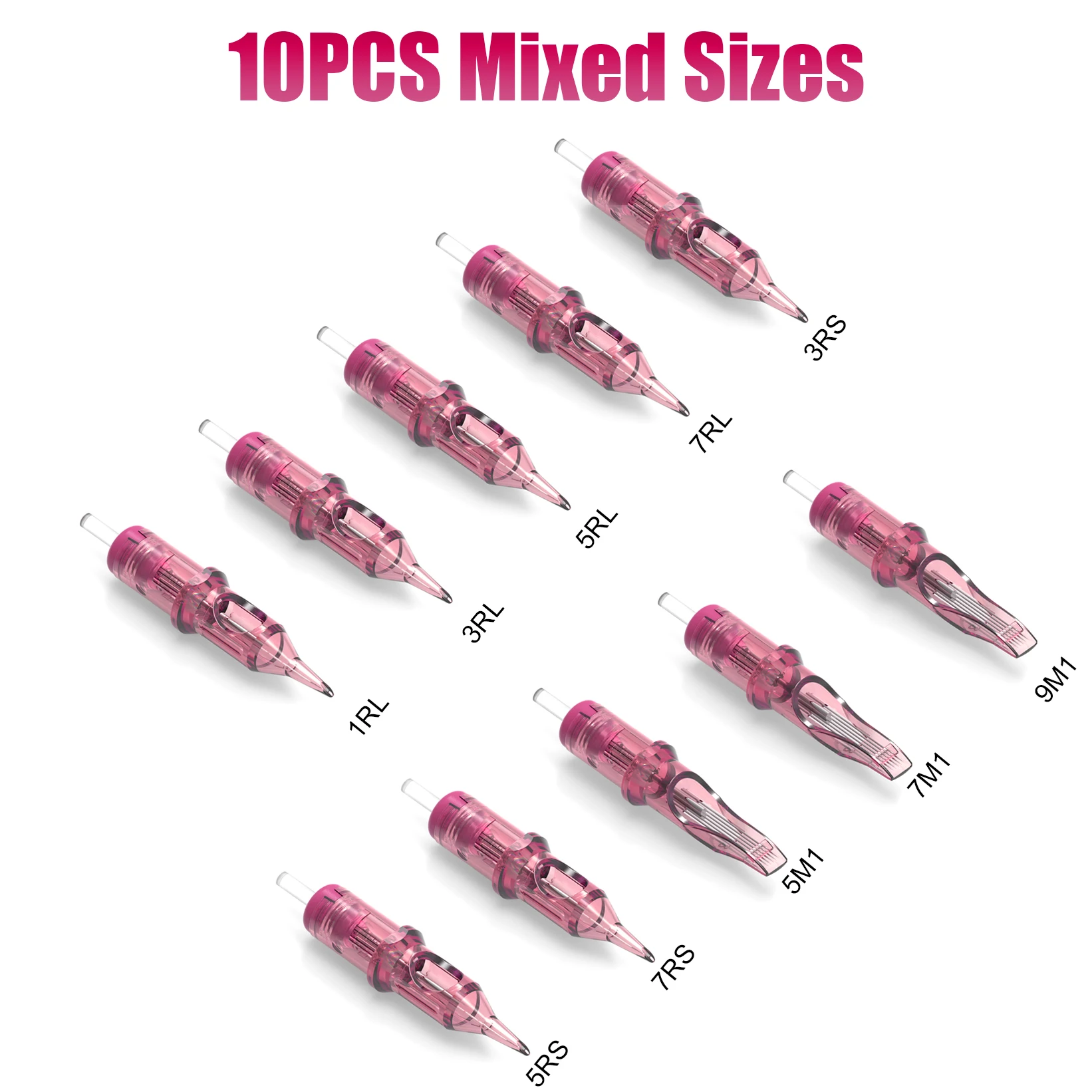 10/20 шт. оригинальный смешанные картридж иглы татуировки RL RS M1 Одноразовые