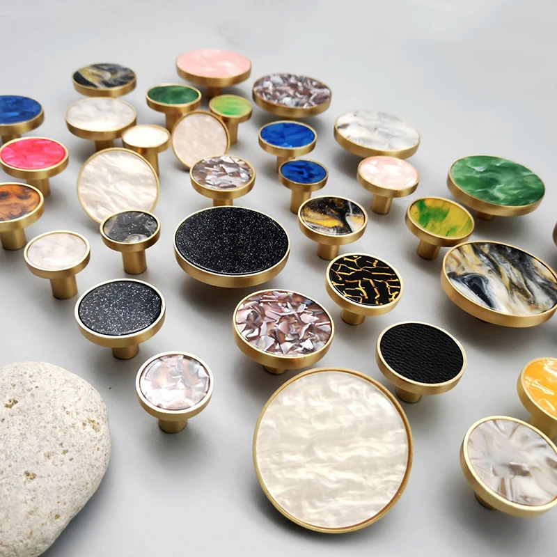 Латунная ручка в скандинавском стиле для шкафа гардероба двери мебели ящика