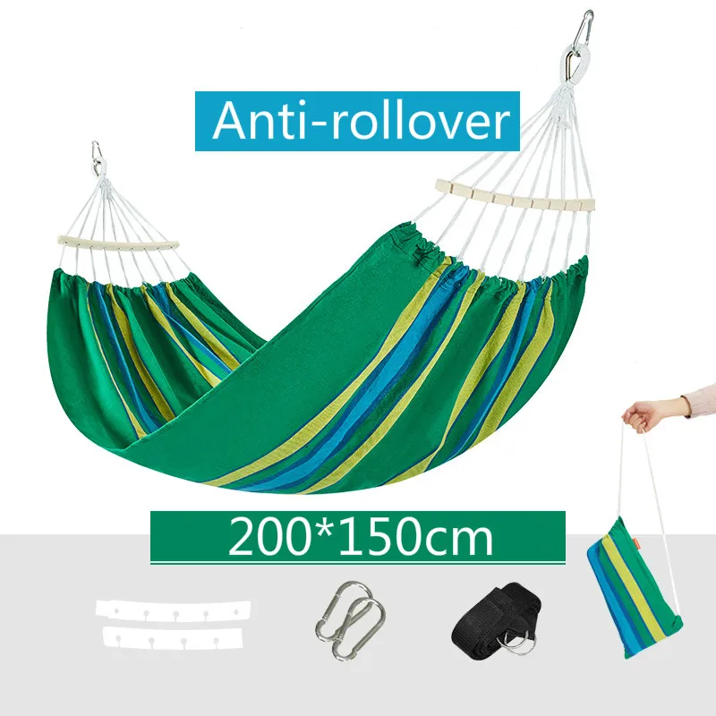 Harga Tempat Tidur Gantung Portabel Olahraga Taman Rumah Tempat Tidur Gantung Anti-rollover Tempat Tidur Gantung Perjalanan Luar Ruangan Berkemah Kursi Ayunan Kanvas Tempat Tidur Gantung Merah