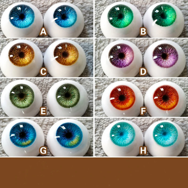 

BJD Eyes Resin Eyes,Doll Eyes,Safety Eyes,Craft Eyes,Toy Eyes 12mm 14mm 16mm 18mm,BJD Eyes for 1/3 1/4 1/6 BJD Dolls Small Iris