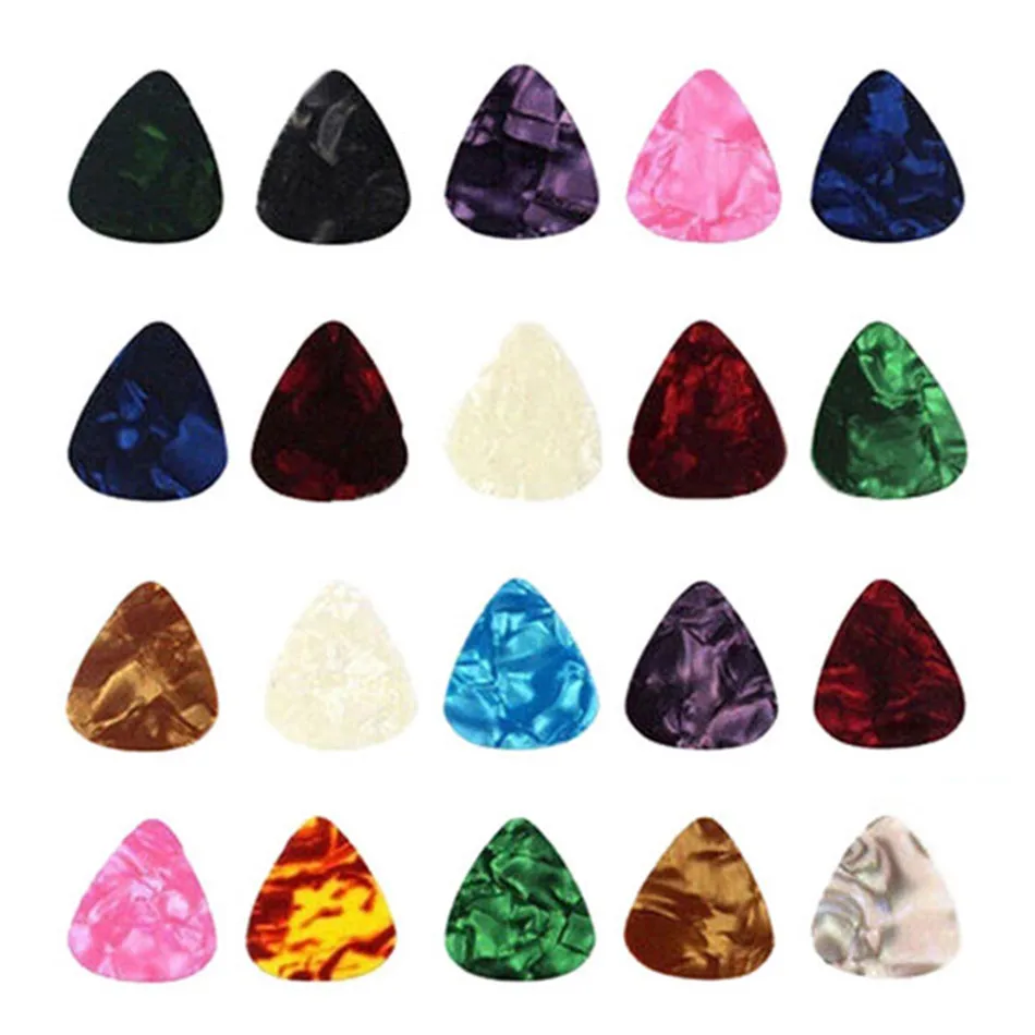 pick bunte akustische gitarre picks celluloid elektrische gitarre plektrum instrumente folk gitarre bass ukulele gitarre zubehör free global ship