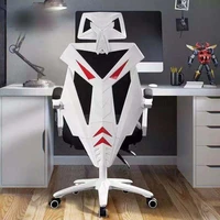 modern computer home office chair fashion minimalist mesh seat recliner swivel boss lunch break game gaming chair metal 2021